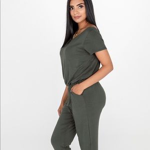 2-Way OLIVE GREEN Jumpsuit